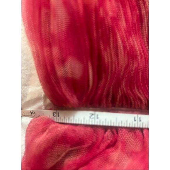 HUTCH Lenzy Strapless Pink Pleated Mini Dress princess poofy size S NWT - Picture 9 of 10